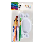 Khoki Art Set containing Paint Brushes & Tools - 7 Piece